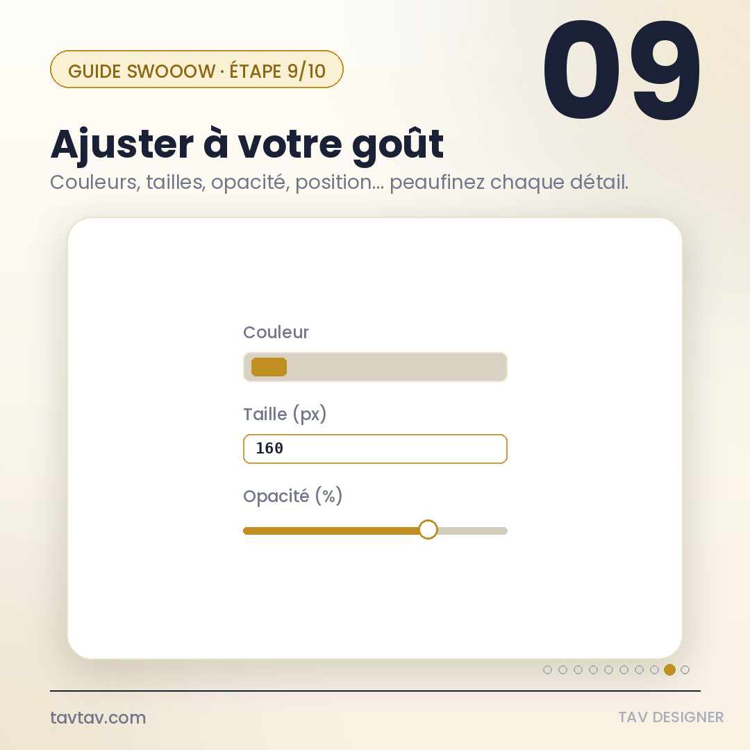 Étape 9